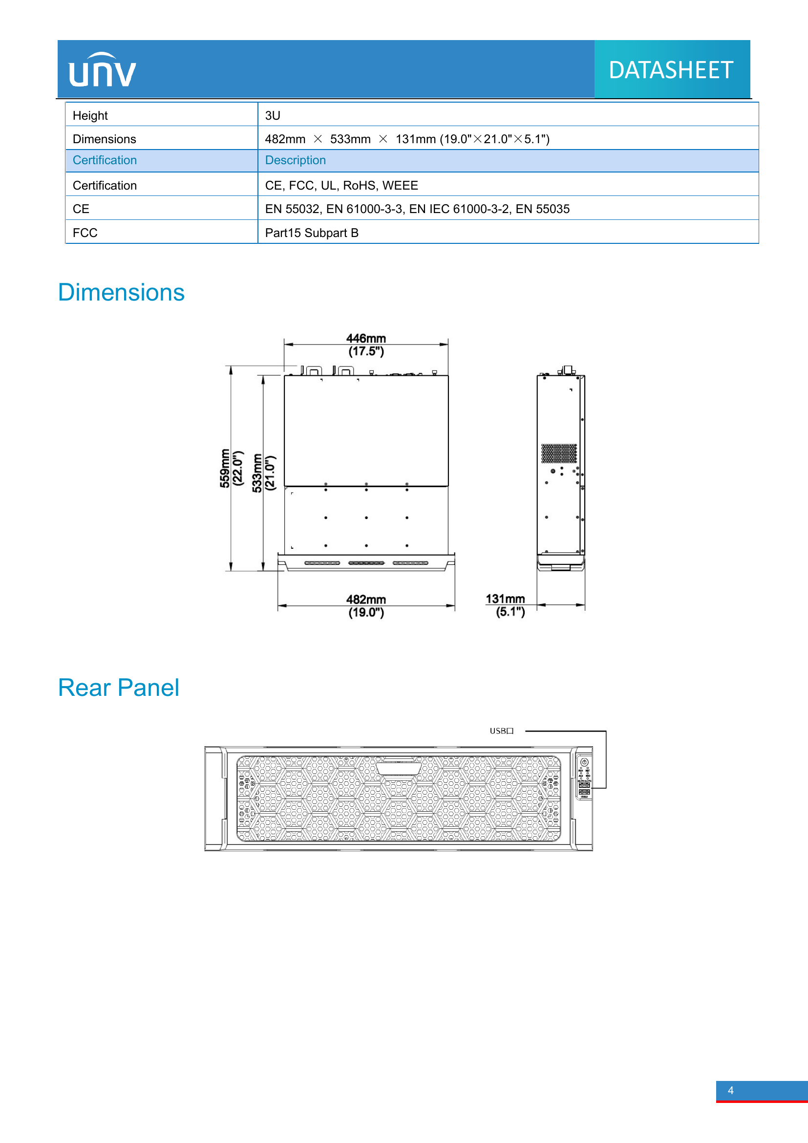 NVR516-128E-R 128-Channel Redundant Enterprise NVR