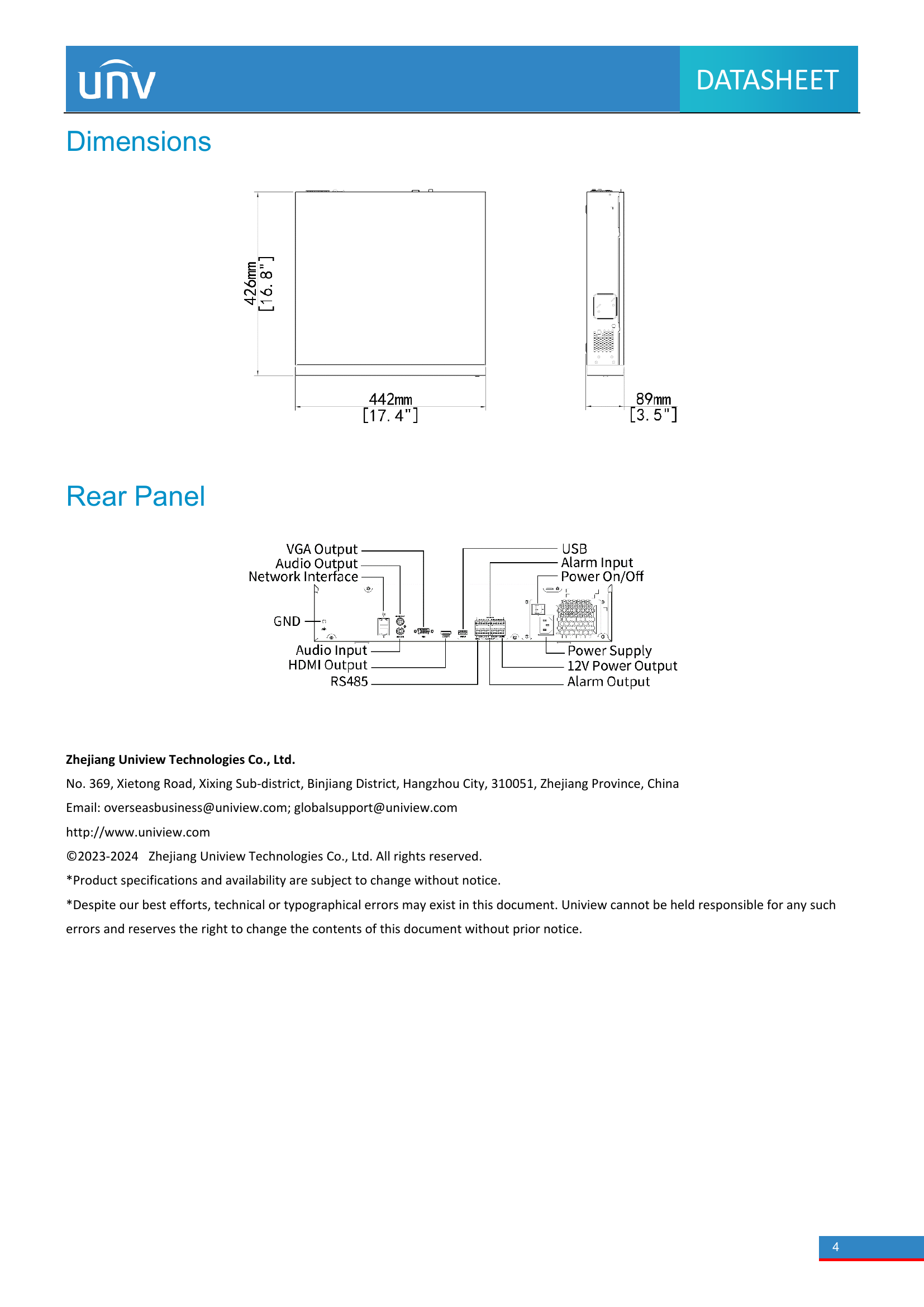 NVR508-64B 64-Channel Enterprise RAID NVR