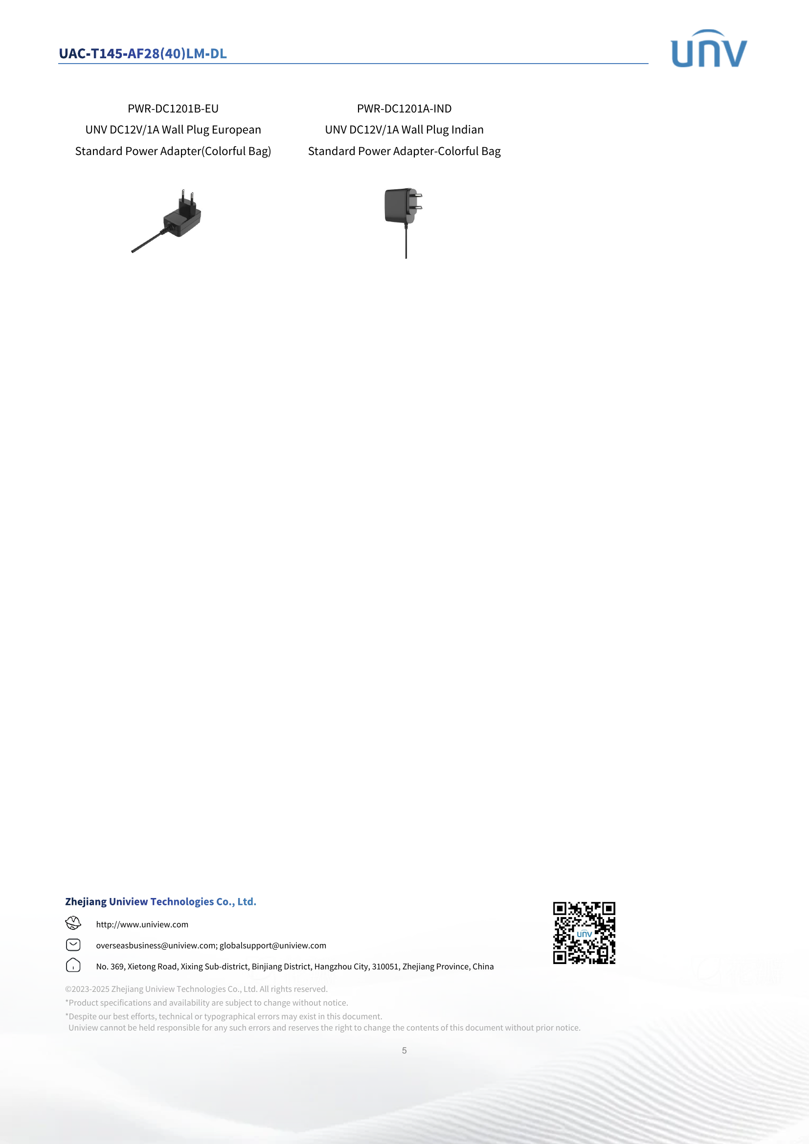 UAC-T145-AF28M-DL LightHunter Turret Dual-Light 5MP