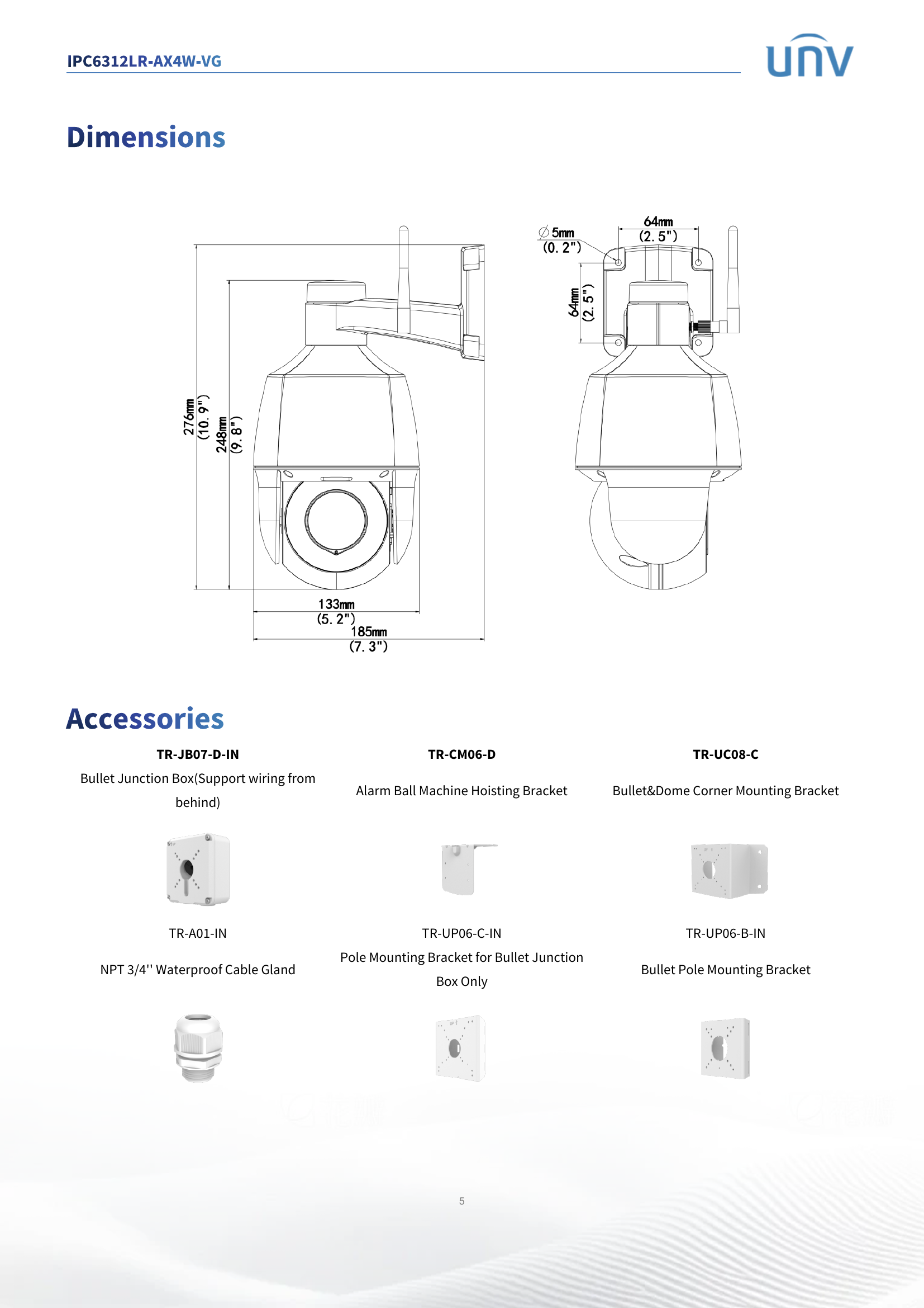 IPC6312LR-AX4W-VG 3" Wi-Fi PTZ 2MP