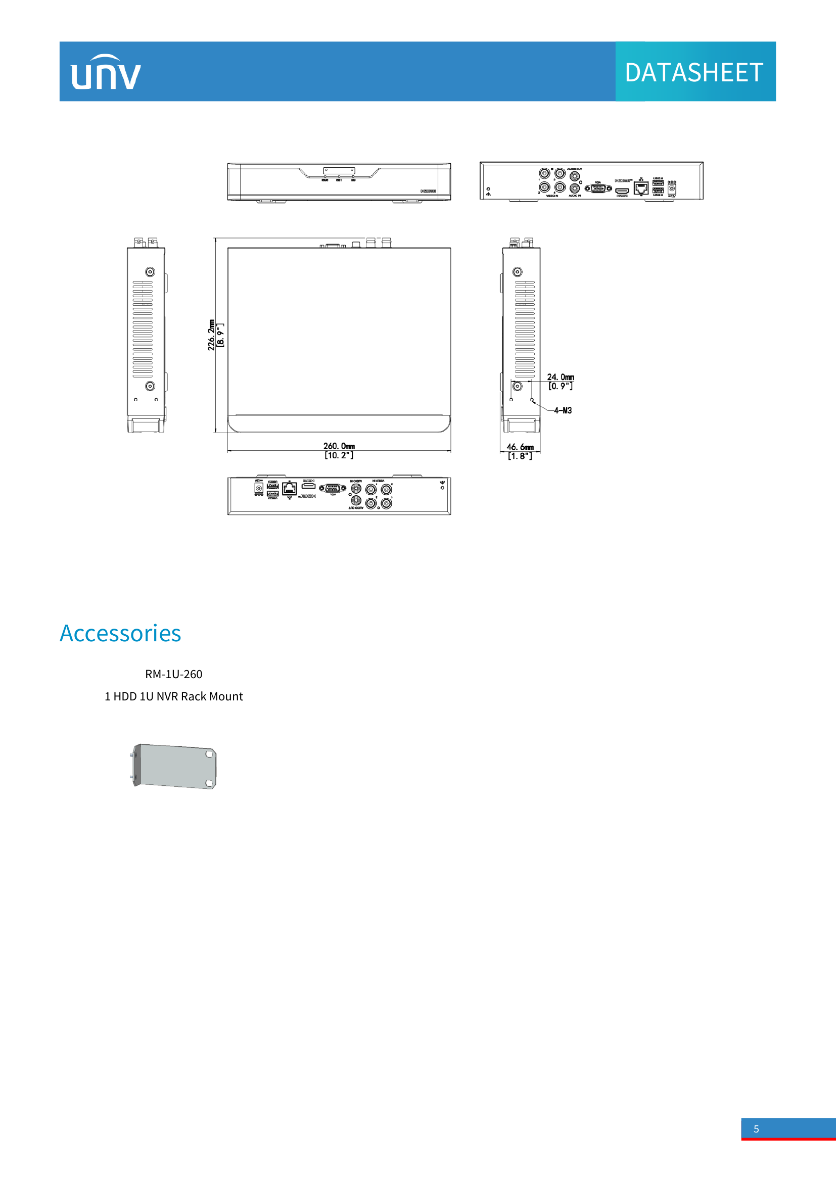 XVR301‑08G3 • 8‑Channel Hybrid DVR