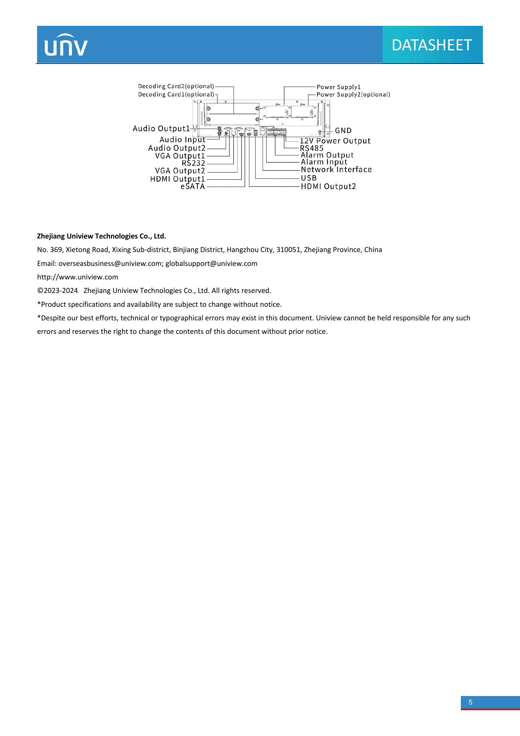 NVR516-128E-R 128-Channel Redundant Enterprise NVR