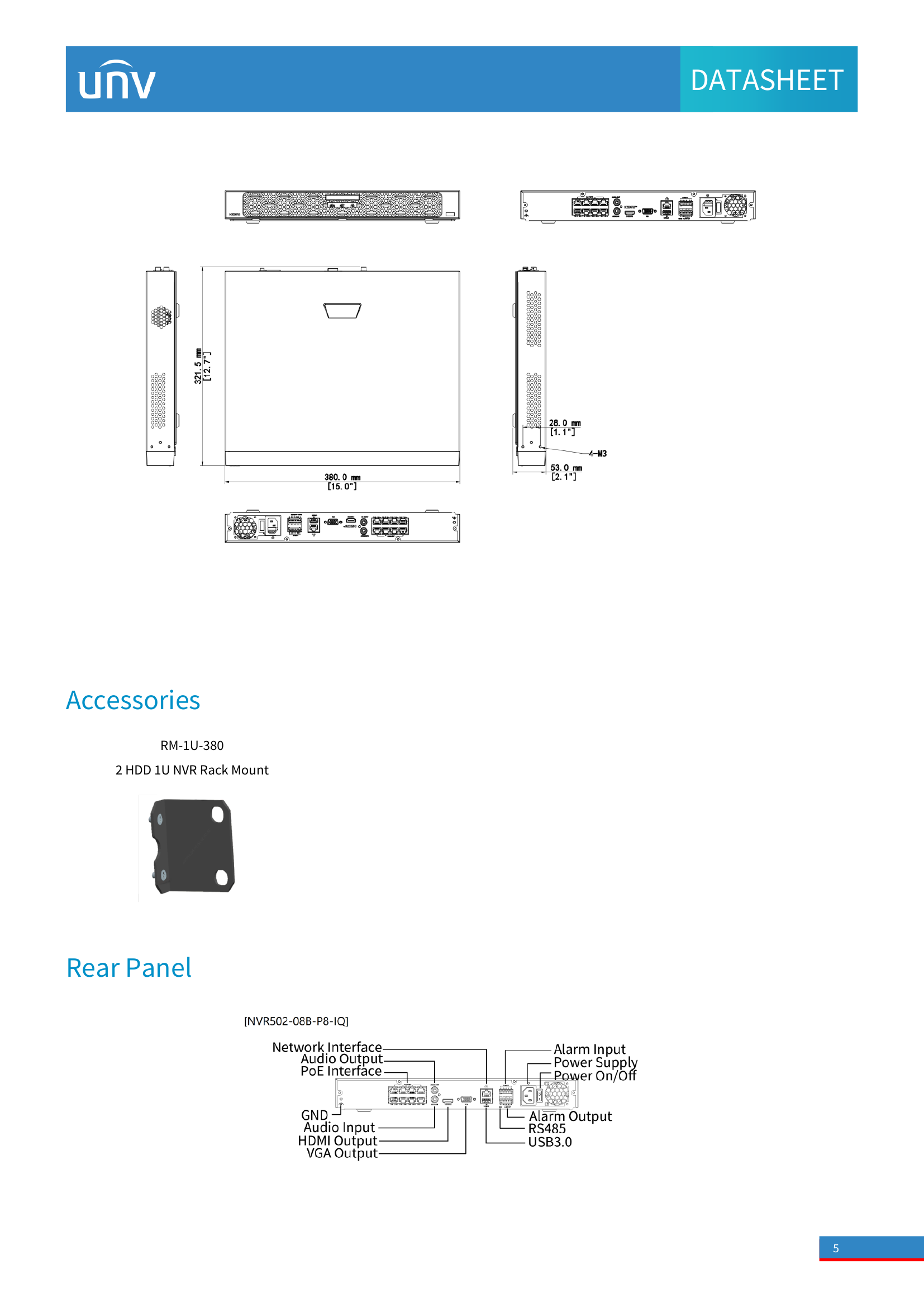 NVR502‑16B‑P16‑IQ • 16‑Channel 16 PoE NVR