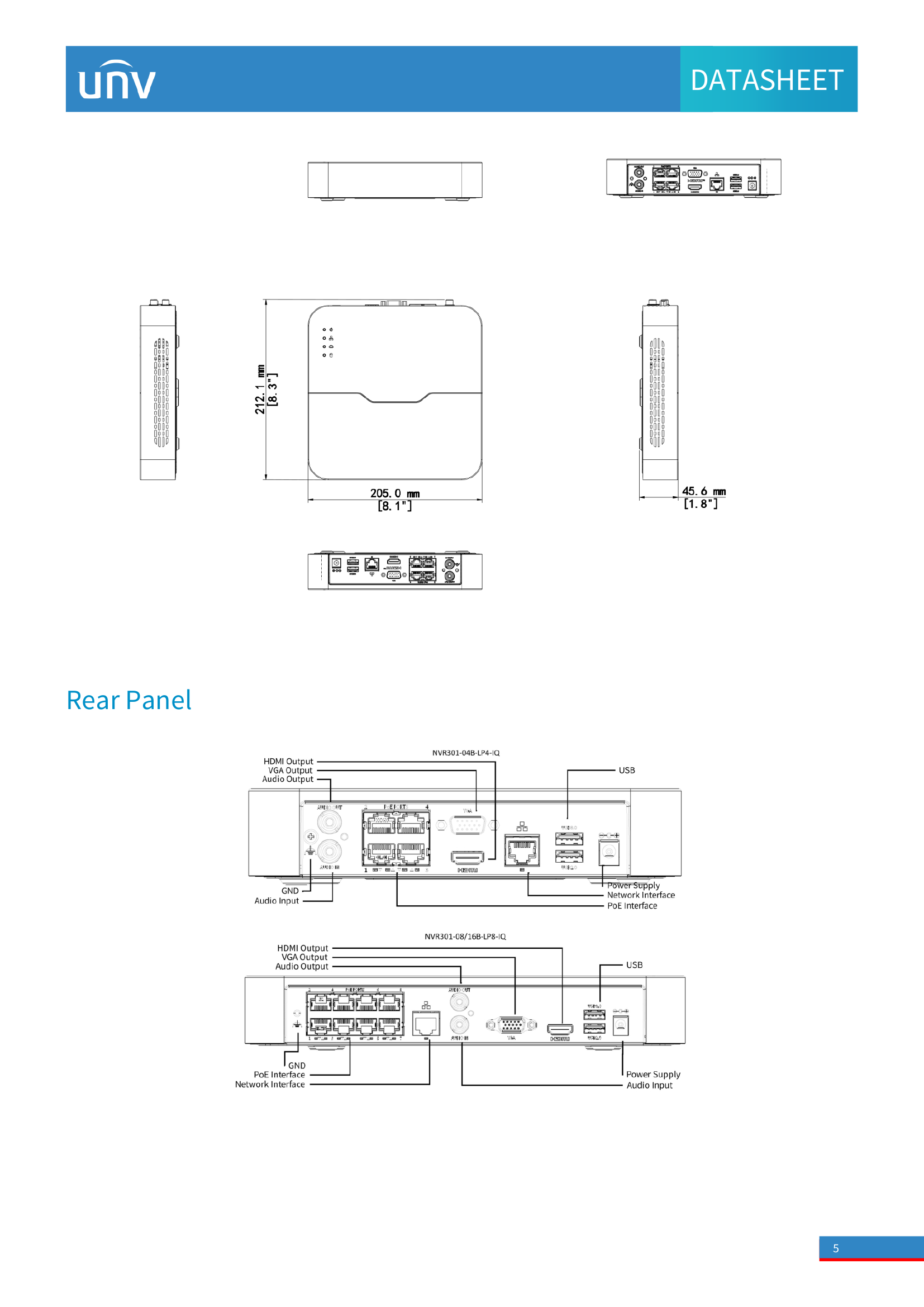 NVR301‑04B‑LP4‑IQ • 4‑Channel PoE NVR