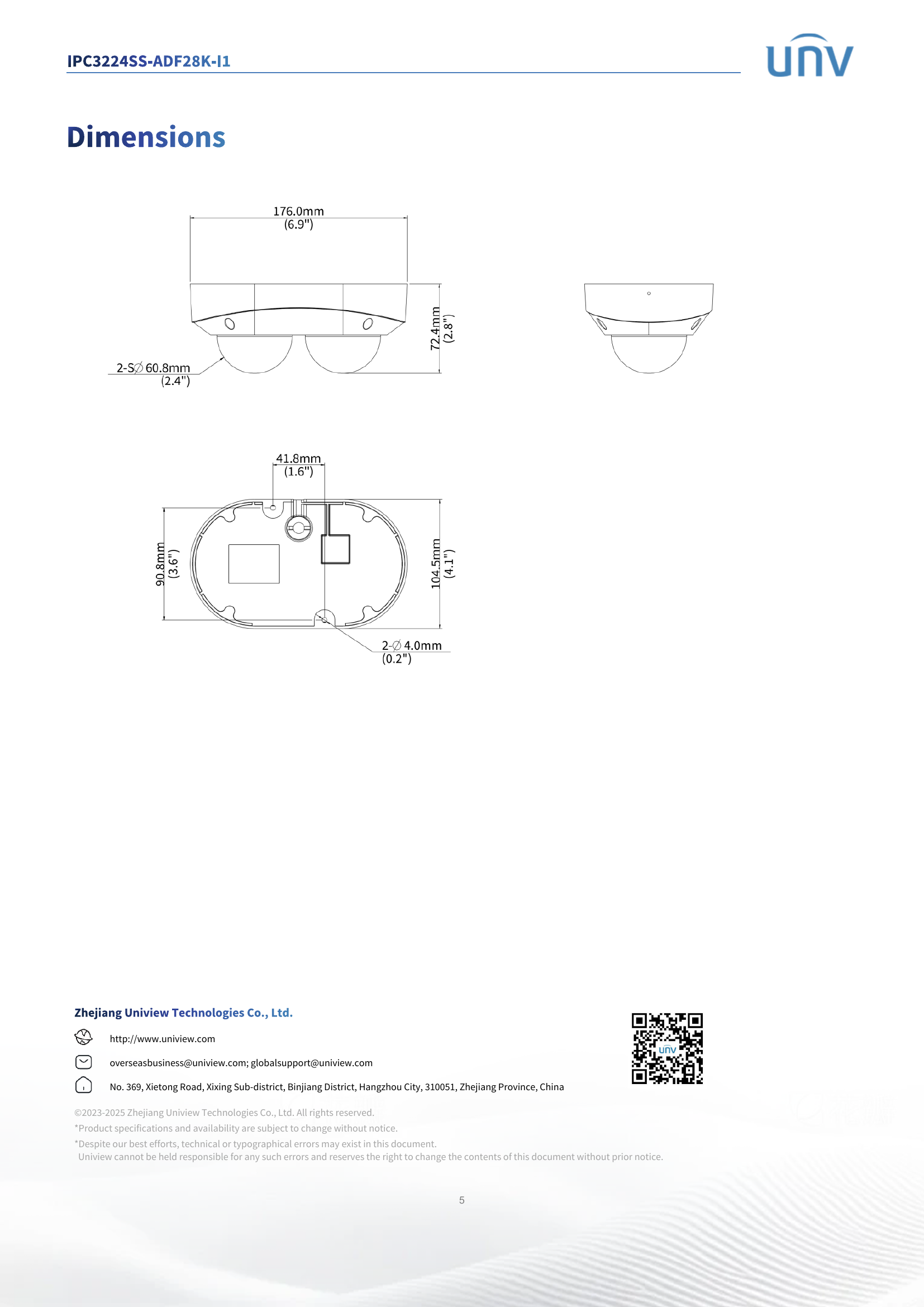 SmartSense 2.0 Dual-Lens AI 2×4MP
