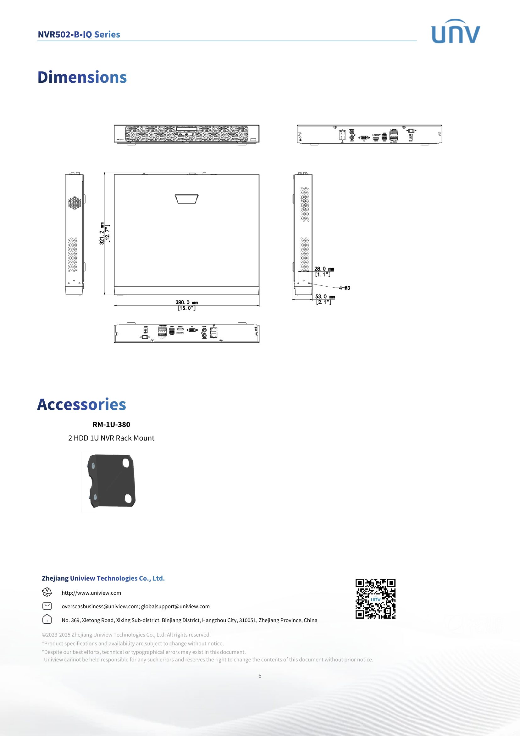NVR502-09B-IQ 9-Channel Intelligent 4K NVR