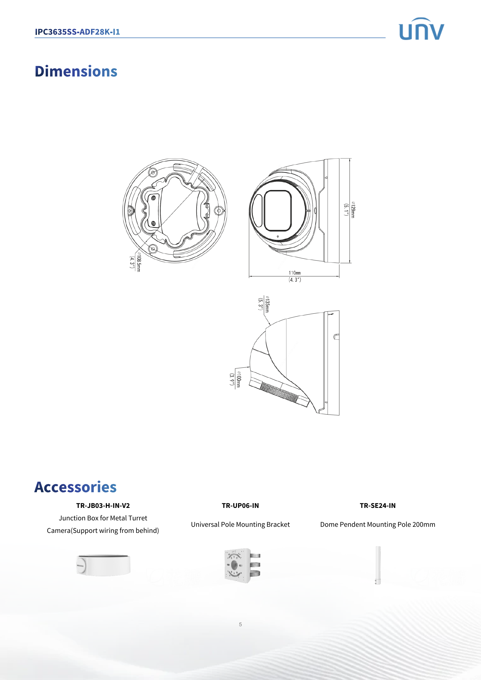 SmartSense 2.0 Fixed 5MP