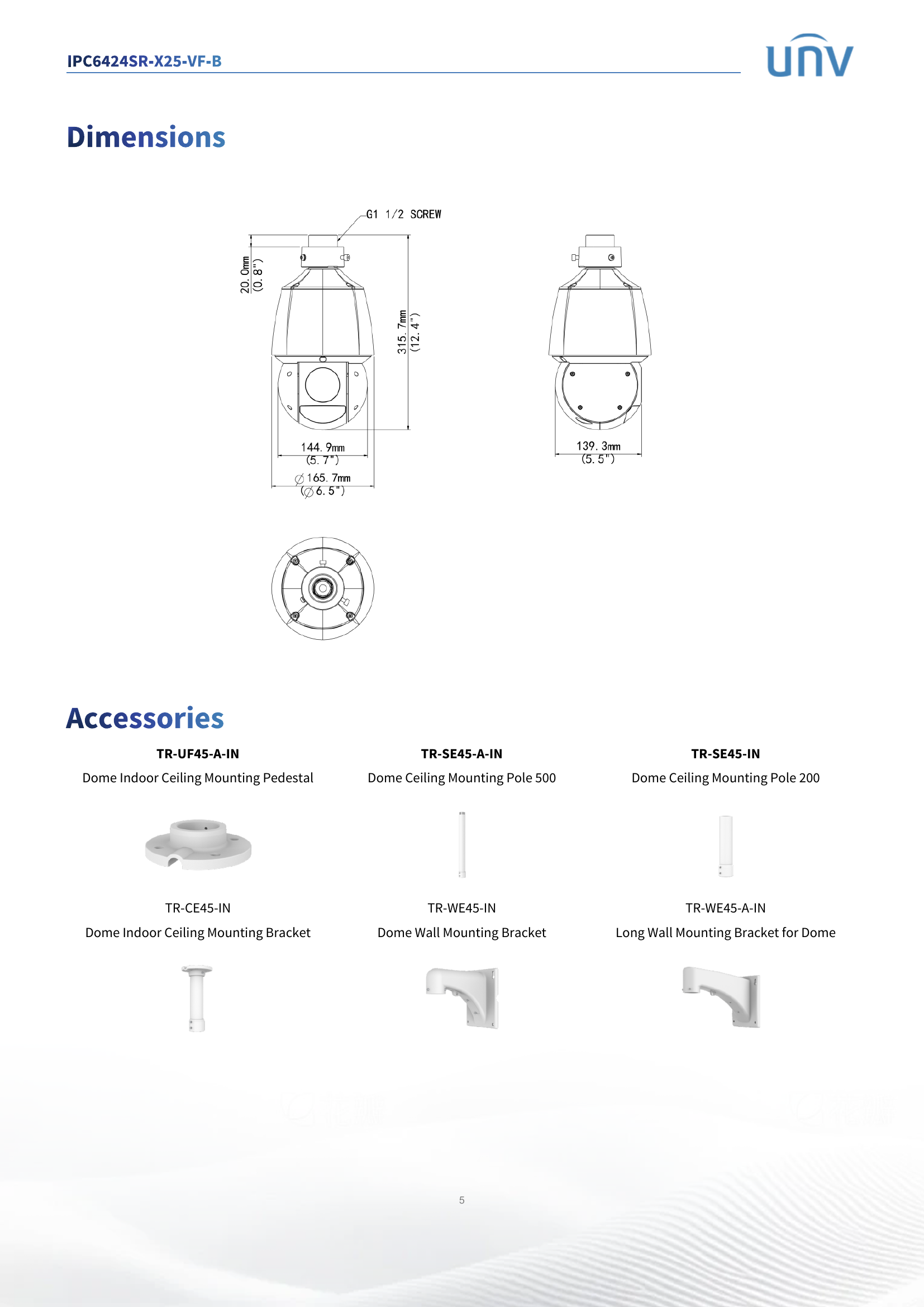 IPC6424SR-X25-VF-B 4" PTZ 4MP