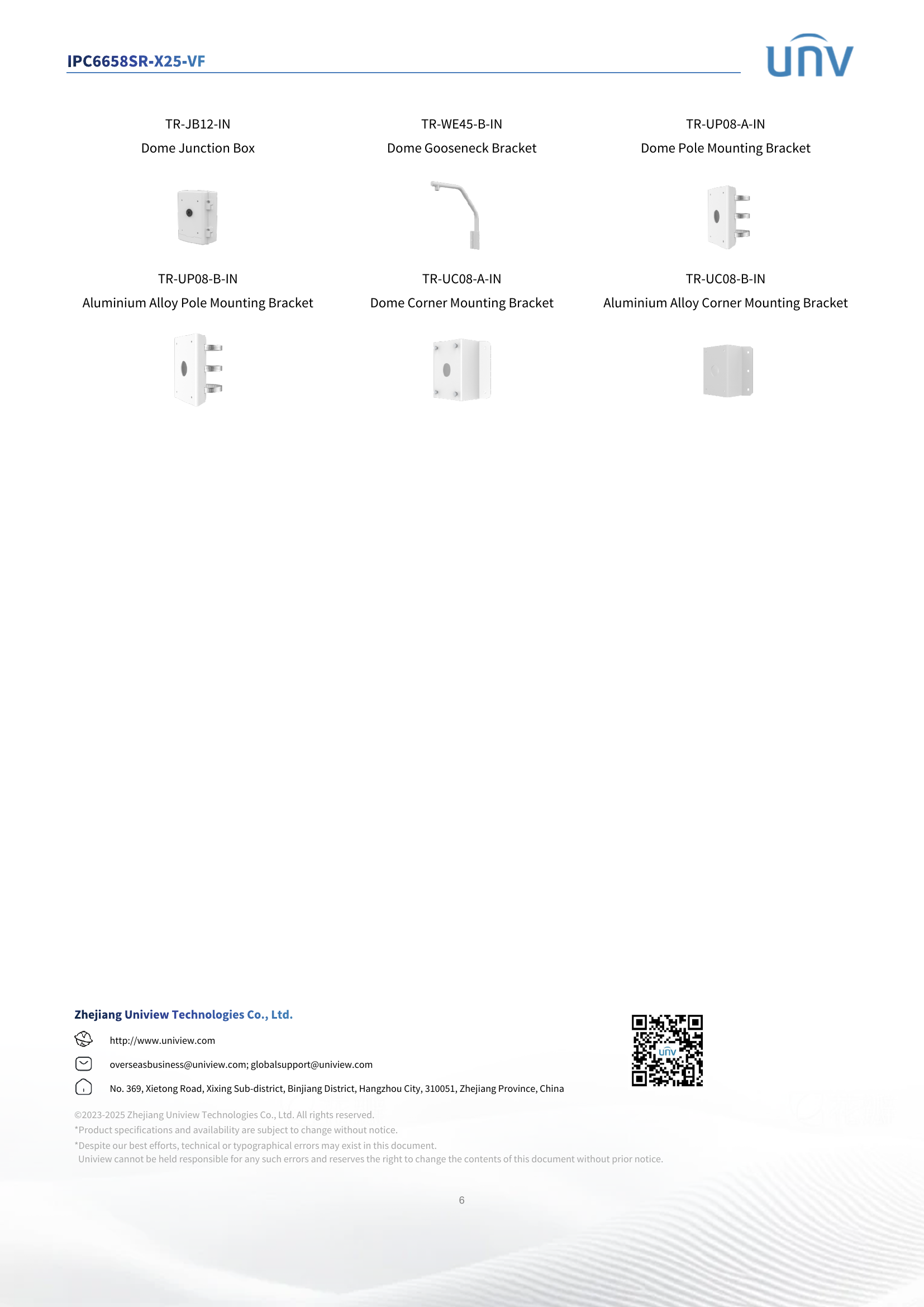 IPC6685SR-X25-VF 6" PTZ 8MP