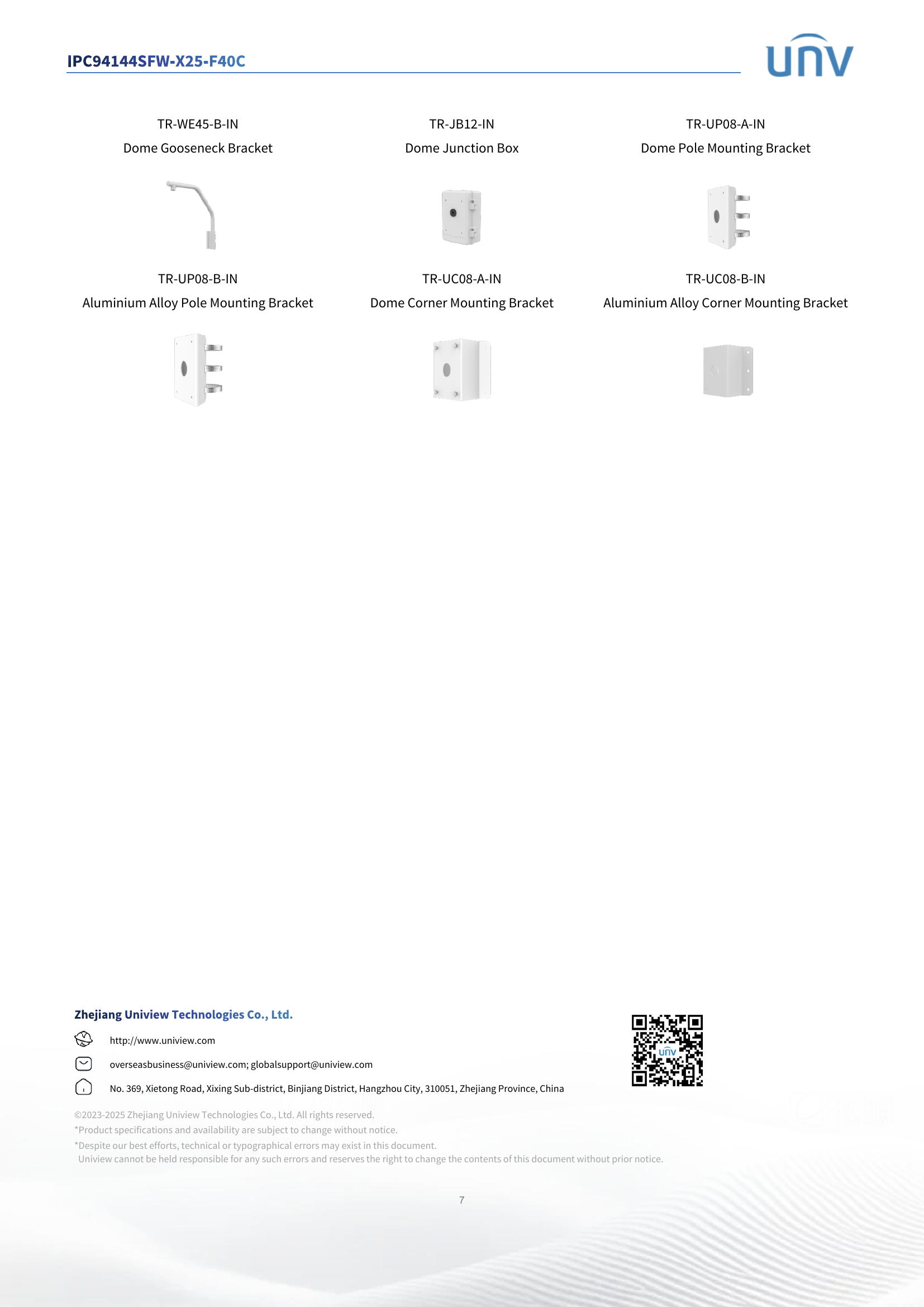 IPC9414SFW-X25-F40C 4" Dual-Lens PTZ