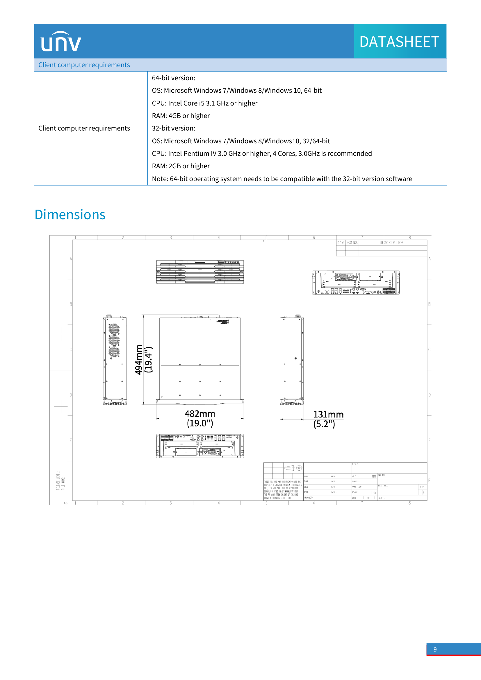 UNIVIEW Unicorn 2000‑CH‑16H • 4,000‑Channel Integrated Surveillance Server