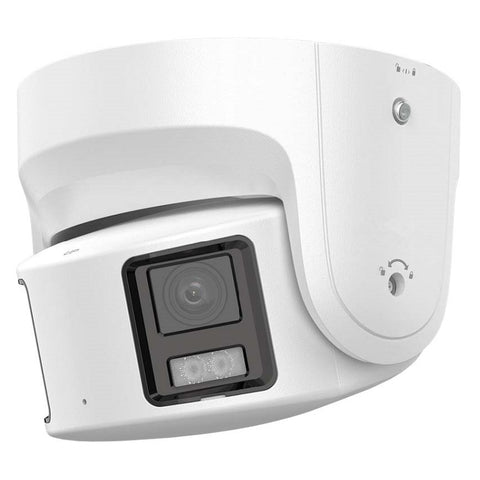 RC-H68-PV-2.8mm — 6MP Panoramic 180° Full-Color IP Turret Camera with Active Alarm