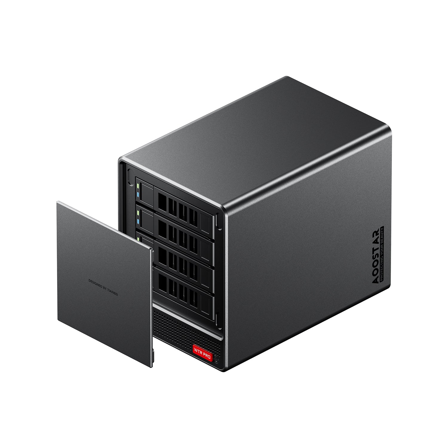 64-Channel DW Spectrum Server — 4 hot-swap drive trays