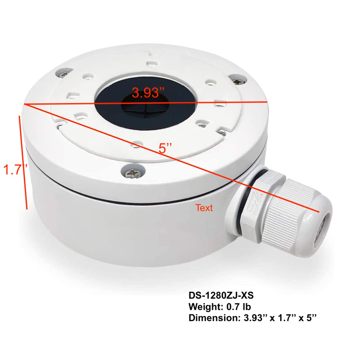 DS-1280ZJ-XS Junction Box Mount for Bullet Cameras