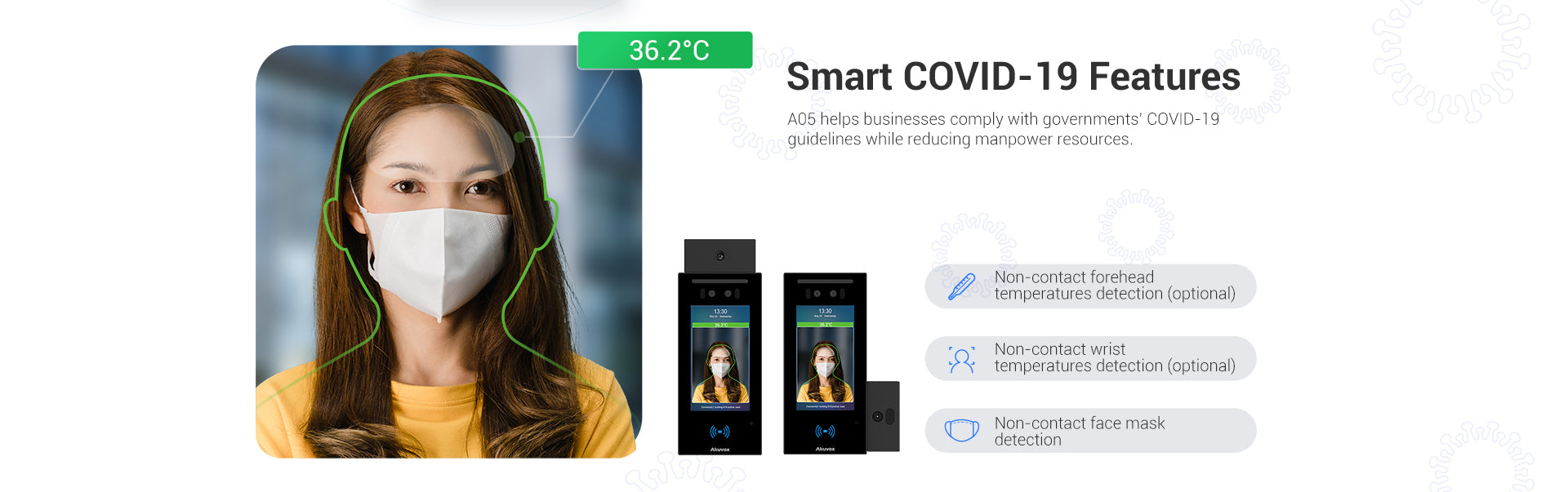 Akuvox‑A05 Bluetooth Face Reader