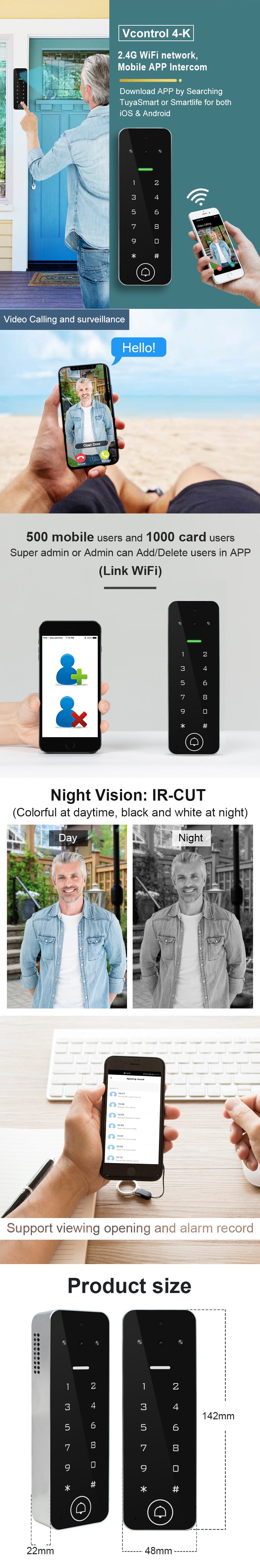 Vcontrol 4-K access control