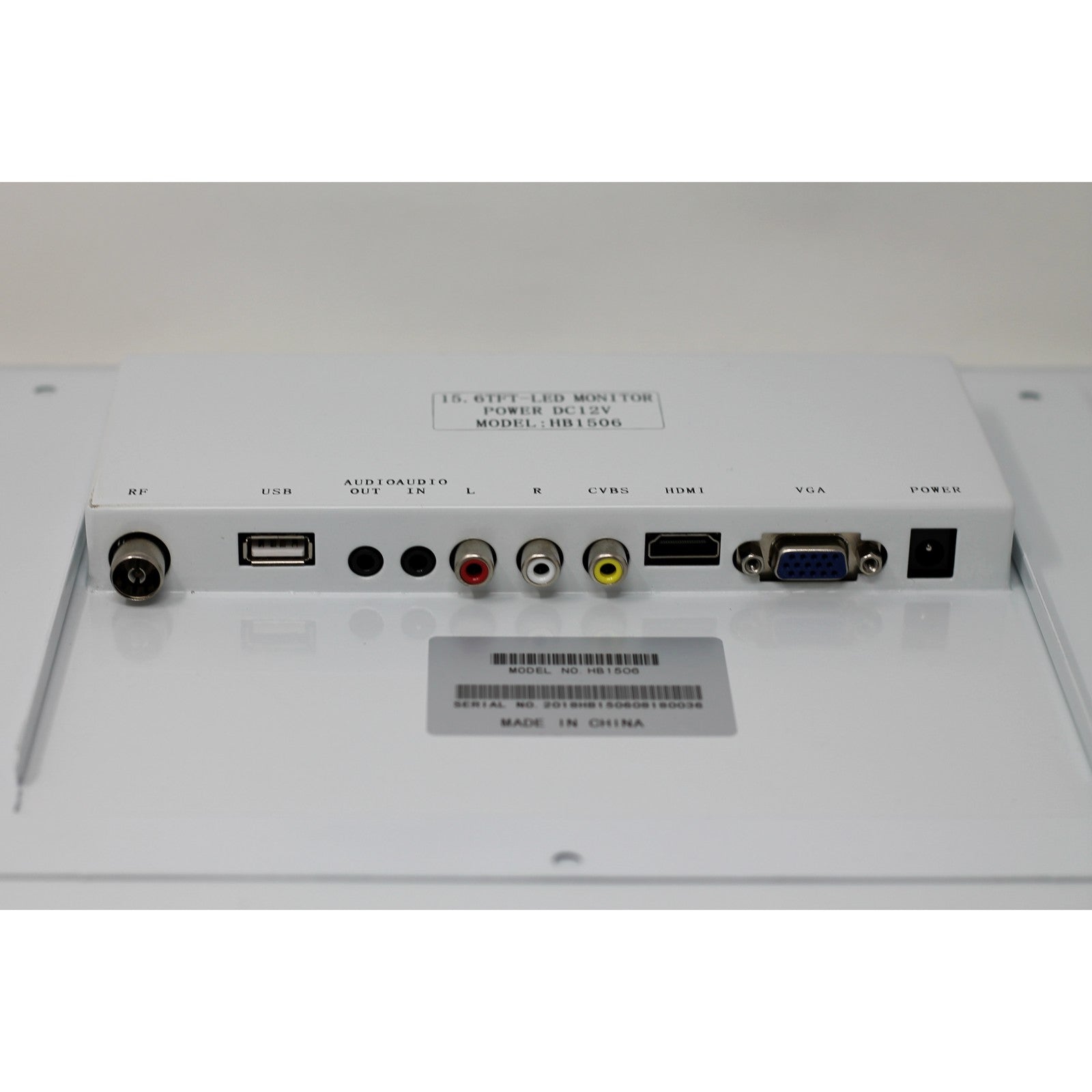 Vuecore 15.6 inch monitor input panel - HDMI VGA CVBS USB audio