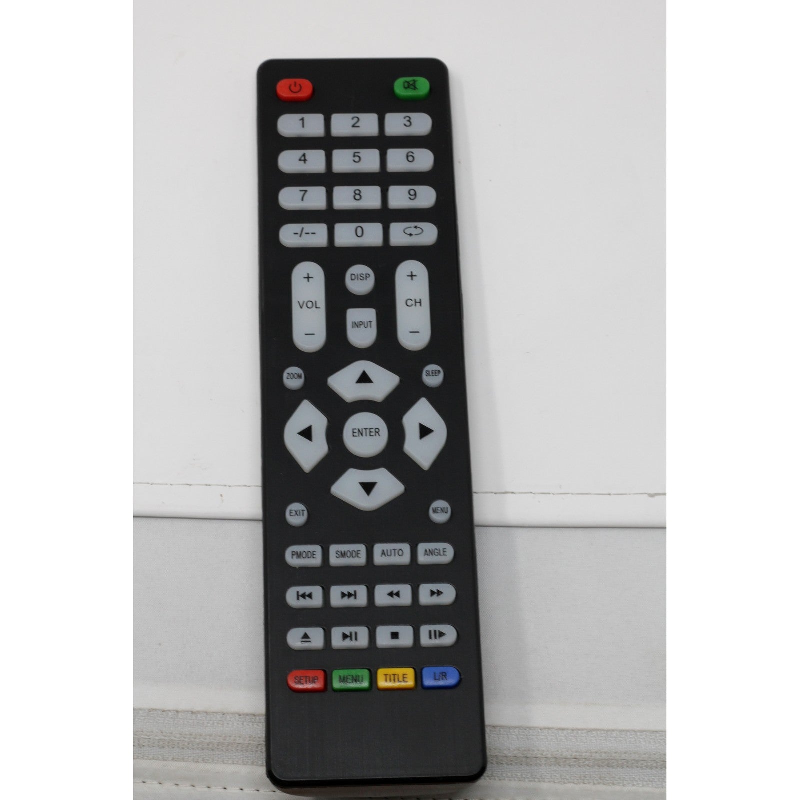 Included IR remote control