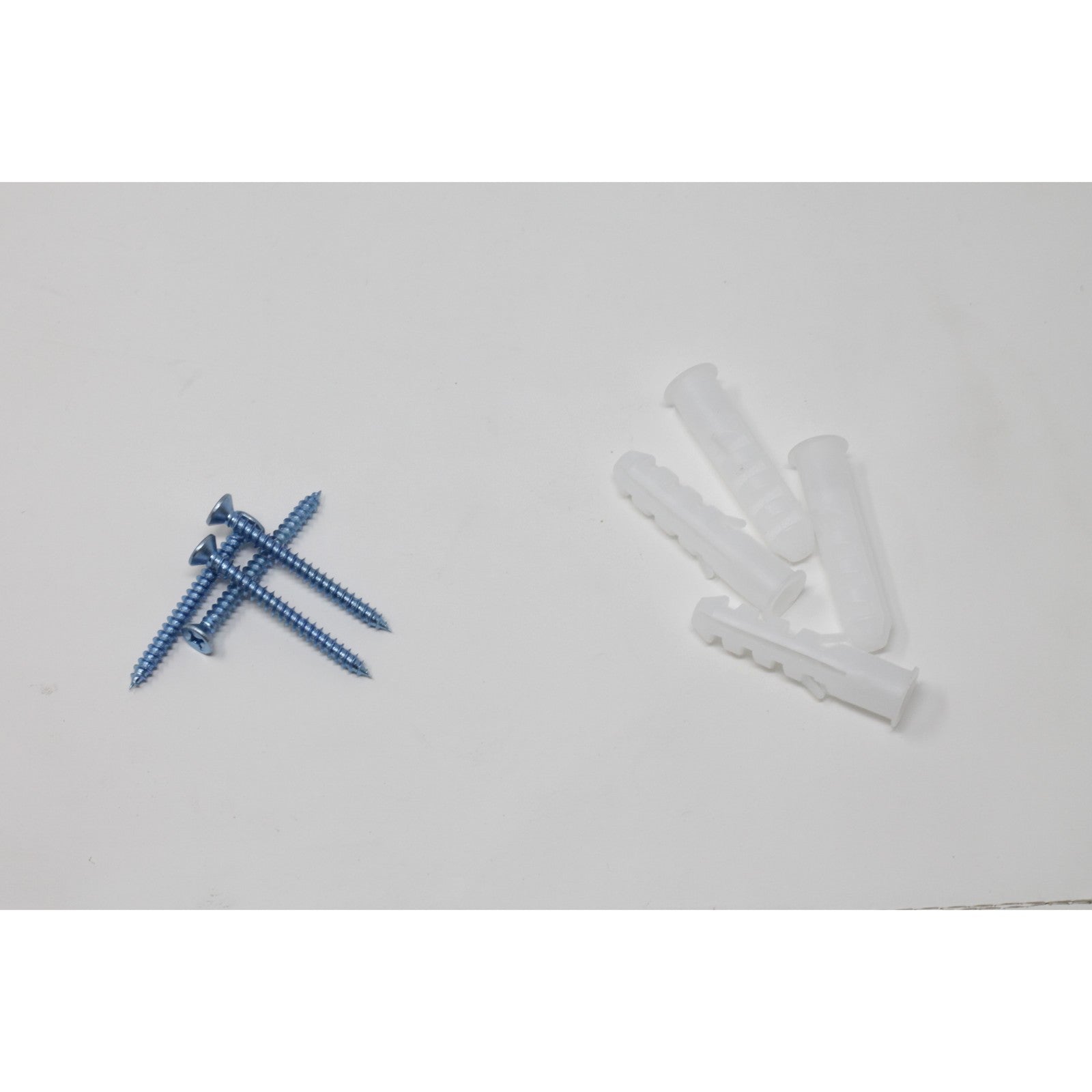 Included wall mounting screws and anchors