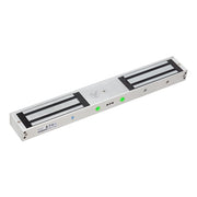 Double door magnetic lock with LED indicators