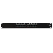 Kenuco Cat.5E 110 Type 1U Patch Panel 12 Port Rackmount (1U - 12 Port)