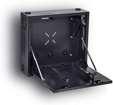 Load image into Gallery viewer, Kenuco Heavy Duty 16 Gauge Steel DVR Security Lockbox with Fan and Swing Open Top (24&#39;&#39; x 24&#39;&#39; x 8&#39;&#39; Black)