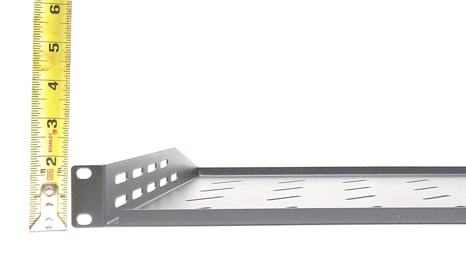 Kenuco Vented 19" Universal Rack Shelf | 13.75" Deep | Heavy-Duty | Steel