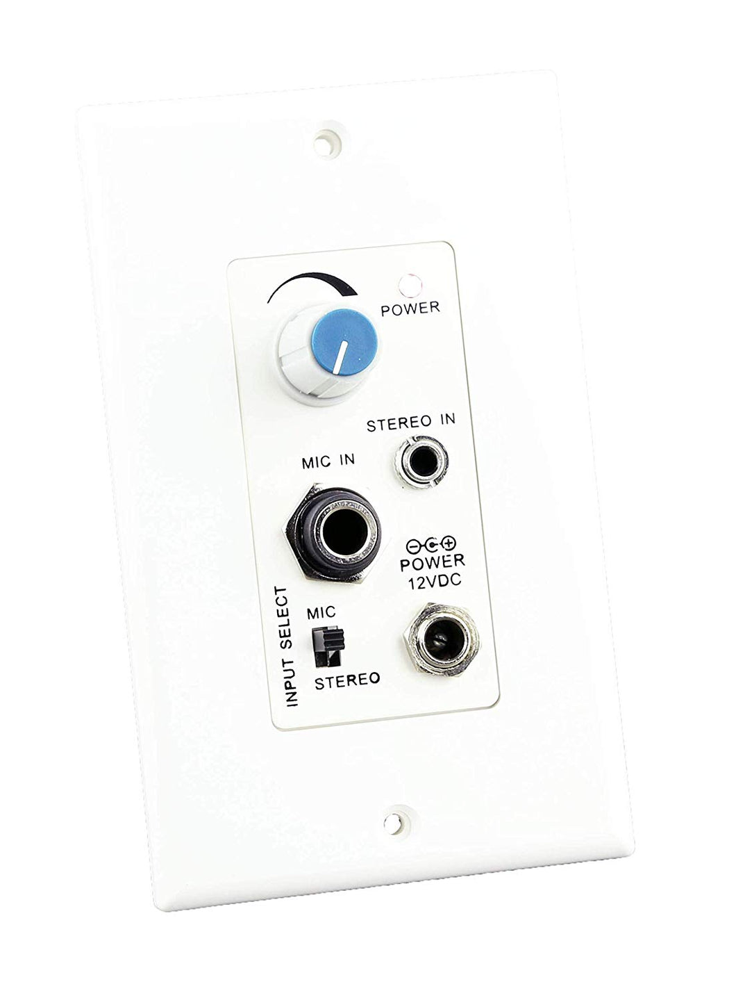 KENUCO Microphone and Stereo AudioPower Amplifier- Wall Plate Microphone and Stereo Audio Power