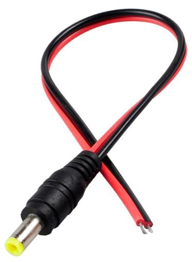 Male CCTV Camera Connection Line 100pcs