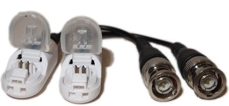 Twisted Pair Crimp Mount Passive Video Balun